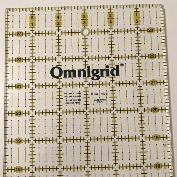 Rectangle Quilting Ruler - 6" x 24" - Picture 2 of 2